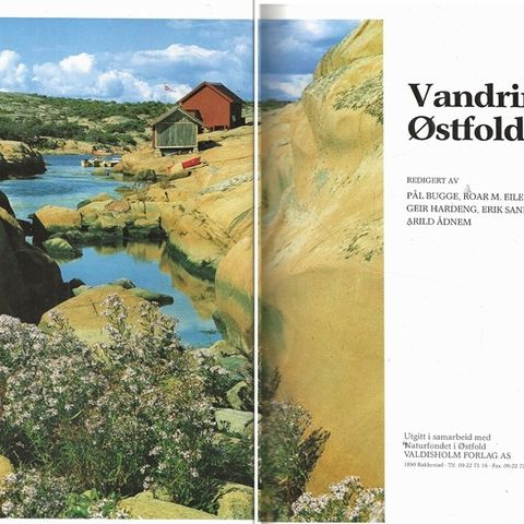 Vandringer i Østfold-naturen  - Valdisholm forlag    1983