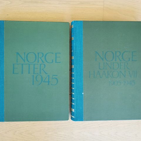 2 bøker: Norge under Haakon VII og Norge etter 1945