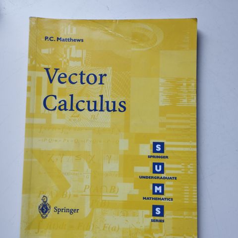 Vector calculus, 1998