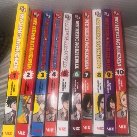 My hero academia manga (1 til 10)