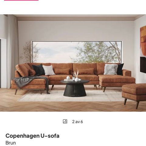 Ønsker å kjøpe Copenhagen u-sofa