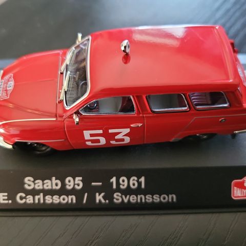 SAAB 95-1961 Rallye Monte Carlo skala 1/43