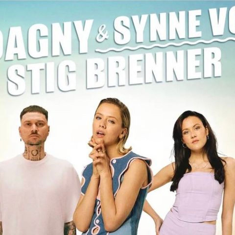 Dagny, Stig Brenner og Synne Vo, Hamar 2.august