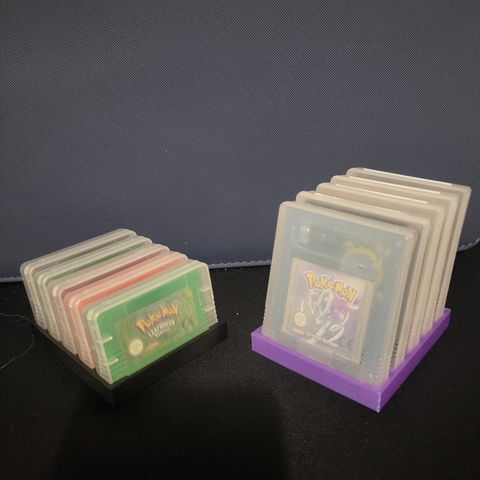 Oppbevarings bokser for GameBoy og Gameboy Advance