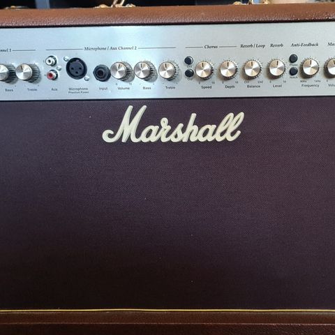 Marshall AS50D Akustisk Solist forsterker 50W med mikrofon tilkobling