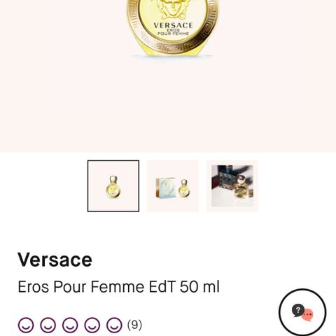 Versace Eros pour femme Eau De Toilette 50ml