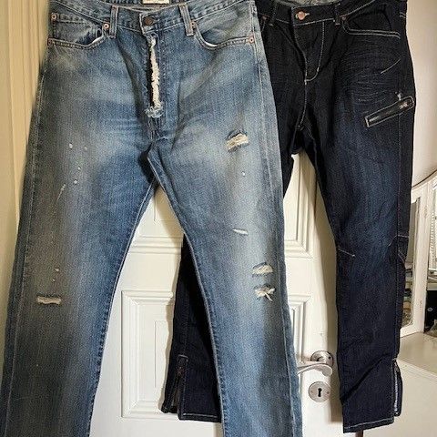 2 nye dongeribukser -  Levi Strauss 505 og Part Two - kr 350,-/250,-