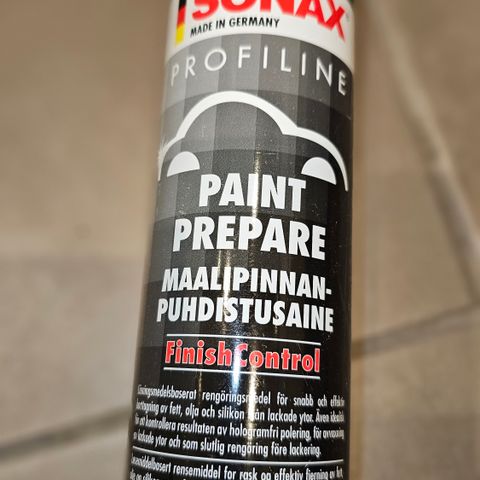 Sonax Profiline Paint Prepare kr99! Nypris kr239!