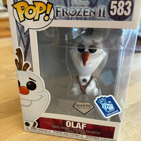 Funko Pop! 583 Olaf ubrukt og uåpnet