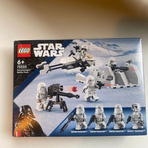 Lego star wars Snowtrooper battlepack Uåpnet! ny 75320