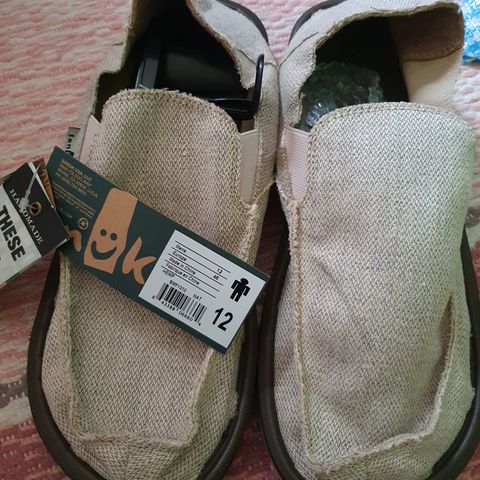 Sanuk sko (Hemp) størrelse 46