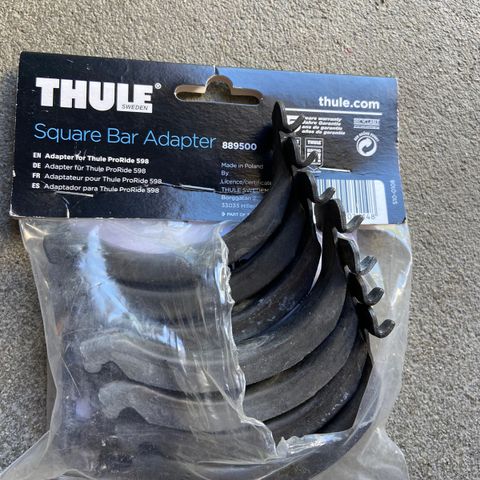 Thule squarebar-adapter