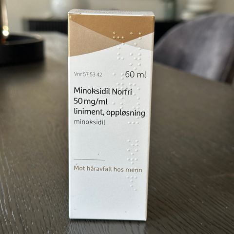 Minoksidil / Minoxidil / Norfri / Uåpnet