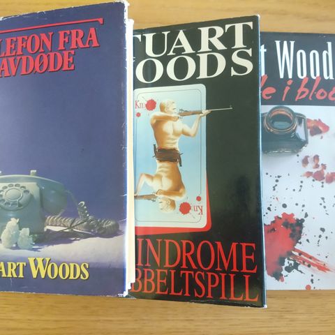 STUART WOODS. 3 BØKER