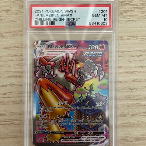 Blaziken alt art psa 10