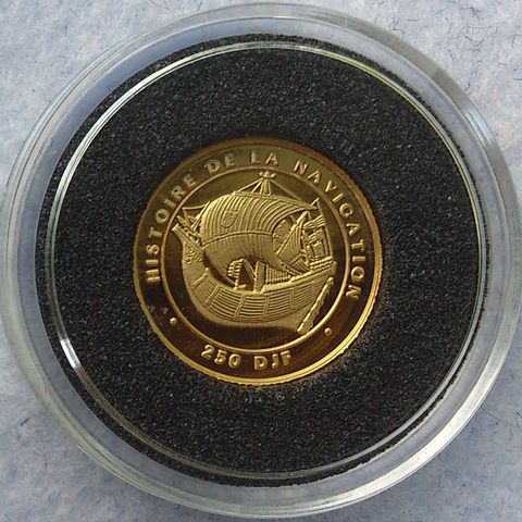 1996, Histoire de la navigation, 1/25 oz, 999 gull.