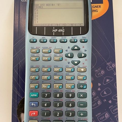 HP49G kalkulator