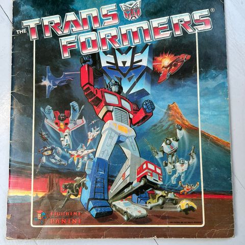 Transformers - Panini klistremerkealbum fra 1986