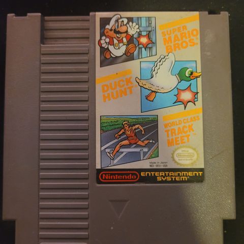 Super Mario Bros + Duck Hunt + World Class Track Meet NES