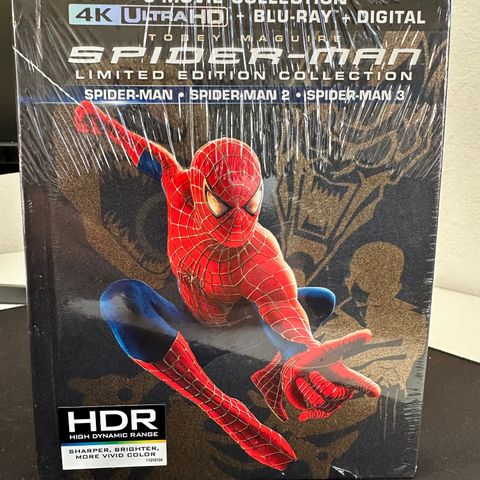 Spider-Man 1,2,3 4K limited edition collection (uåpnet)