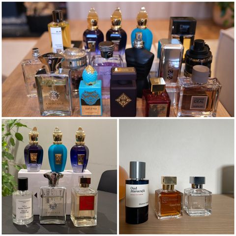 Designer/Nisje parfyme samples/ dekanter/parfyme prøver