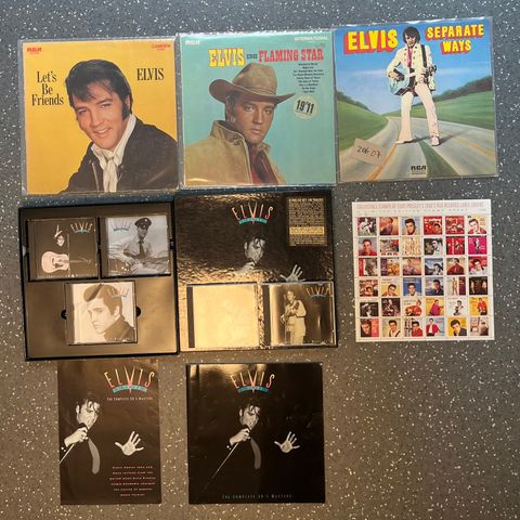 Liten Elvis Presley samling