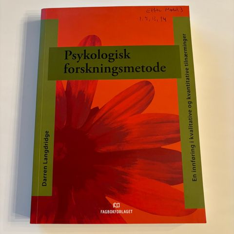 Psykologisk forskningsmetode - Darren Langdridge