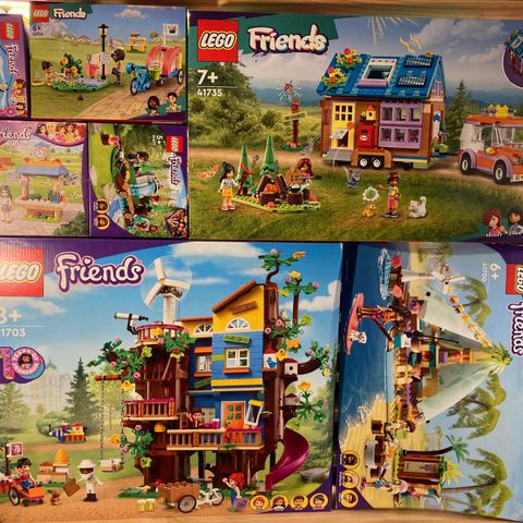 Friends of Friends 3 LEGO pakke, nye sett Ferie tema mm