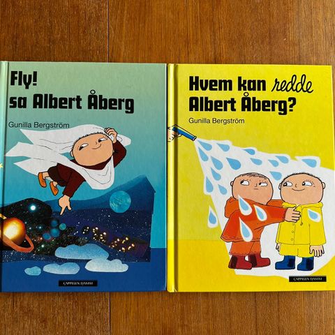 To Albert Åberg bøker