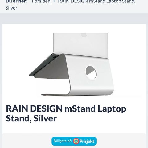 Rain Design mStand - laptop stand i topp stand