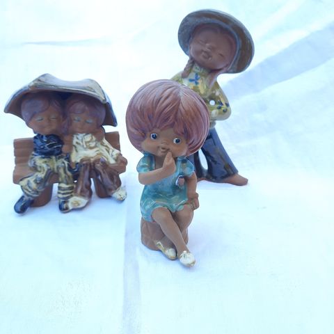 Japanske keramikk figurer