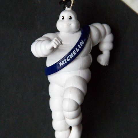 Michelin bibendum dude mann gubber nøkkelring | helt ny | rare limited edition