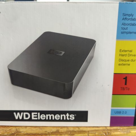 The Western Digital element 1TB