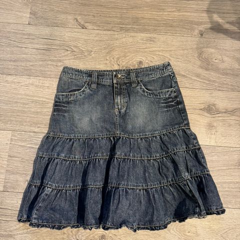 Dongeri skjørt - Esprit str. 36/38 - 380 kr