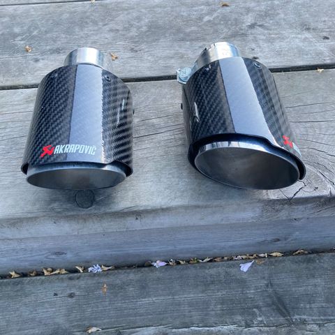 Akrapovic endestusser 2stk