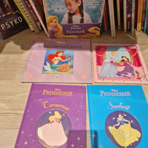 5 Disney prinsesse bøker