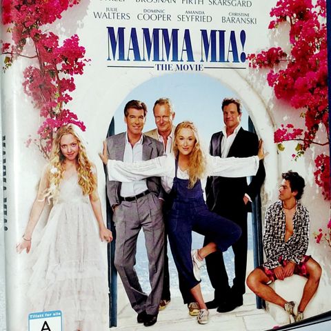 1 BLU RAY-3 DVD. MAMMA MIA.1 stk.UÅPNET.