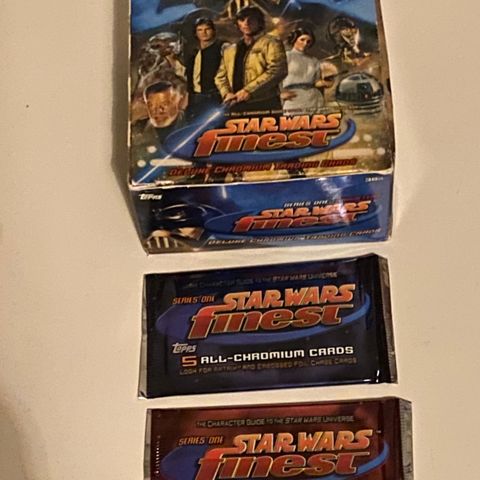 Topps Star wars finest 1996 boostere