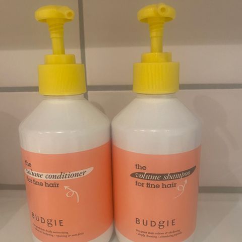 BUDGIE volum shampoo og conditioner