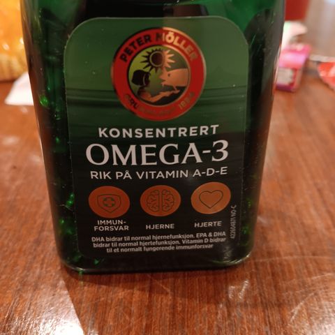 Omega 3. Gått ut på dato