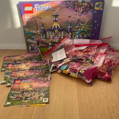 Lego Friends tivoli 41685 - sortert i nummererte  poser