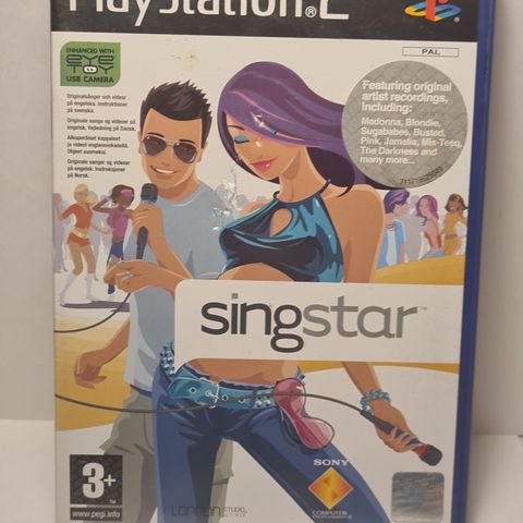 Singstar - PlayStation 2 - Komplett med Manual