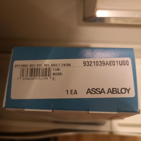 Assa Abloy låssylinder
