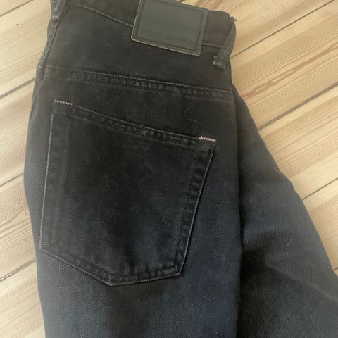 Acne Studios, washed out black rigid, jeans 29/32 black cotton