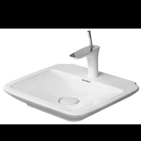 Duravit Puravida servant toppmontert, med kranhull