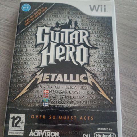 Guitar Hero Metallica til Nintendo Wii