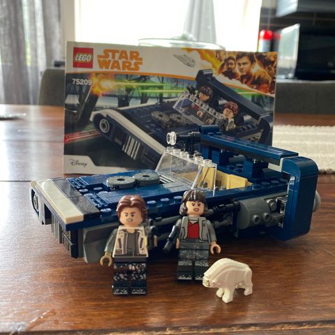 LEGO Star Wars 75209 Han Solo’s Landspeeder KOMPLETT (uten eske)