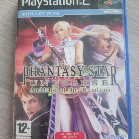 Phantasy Star Universe Ambition Of The Illuminus til Playstation 2