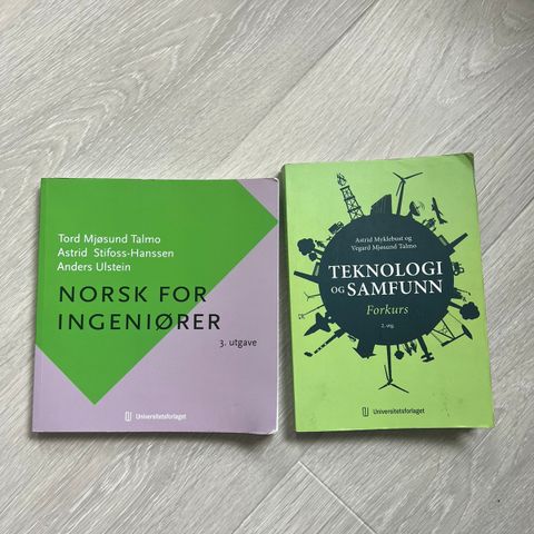 Bøker forkurs til ingeniør