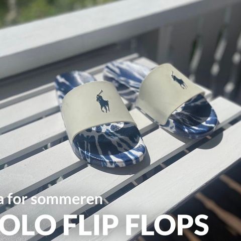 Polo R lauren flip flops